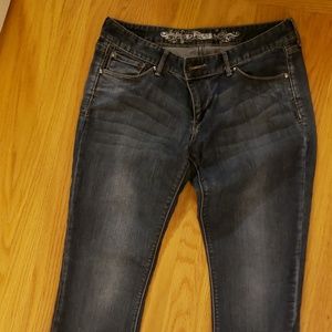 EXPRESS Jeans Barely Boot 8 LONG